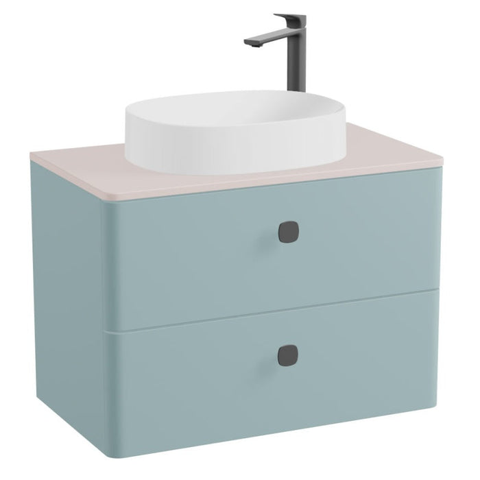Vado Cameo 2 Drawer Wall Hung Vanity Unit With Worktop