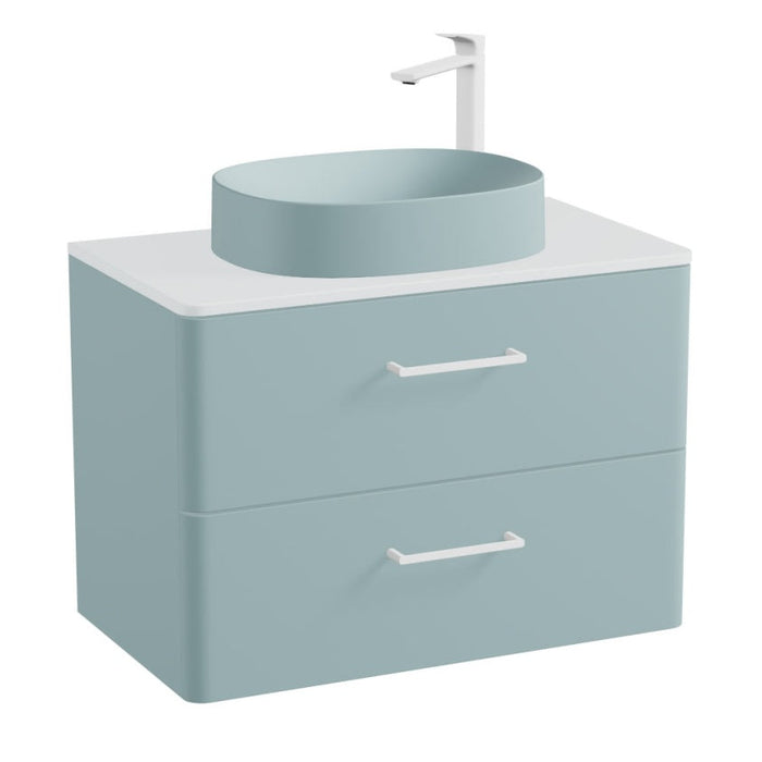 Vado Cameo 2 Drawer Wall Hung Vanity Unit With Worktop