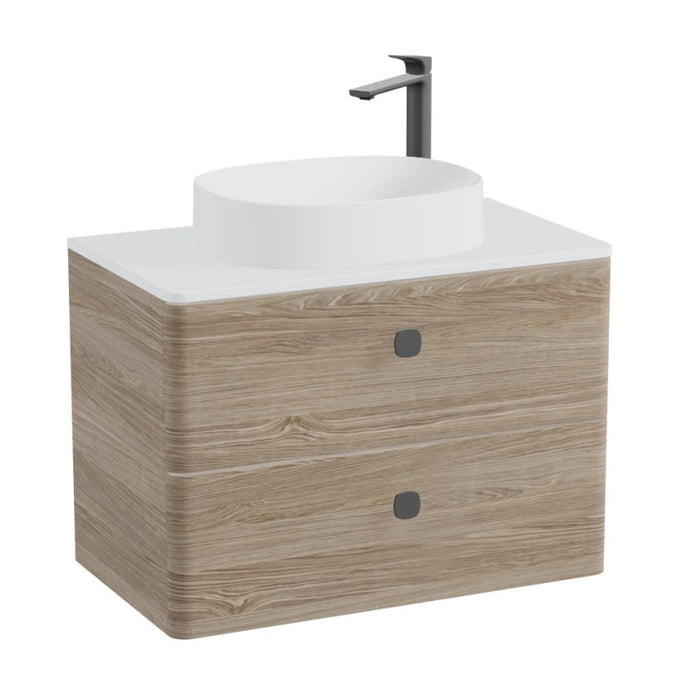 Vado Cameo 2 Drawer Wall Hung Vanity Unit With Worktop