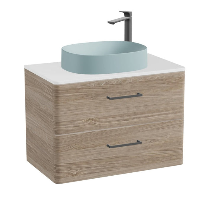 Vado Cameo 2 Drawer Wall Hung Vanity Unit With Worktop