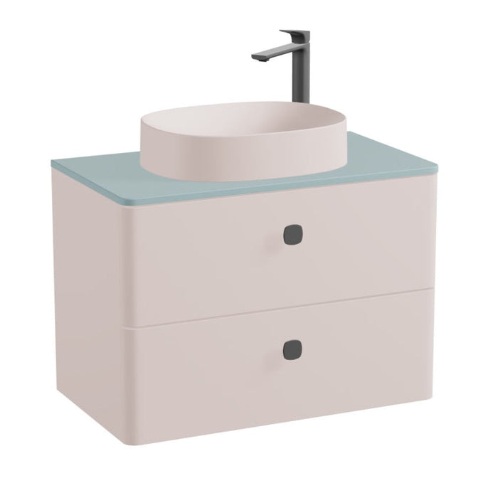 Vado Cameo 2 Drawer Wall Hung Vanity Unit With Worktop