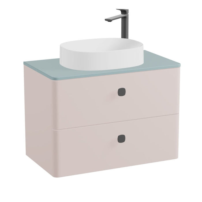 Vado Cameo 2 Drawer Wall Hung Vanity Unit With Worktop