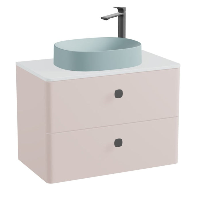 Vado Cameo 2 Drawer Wall Hung Vanity Unit With Worktop