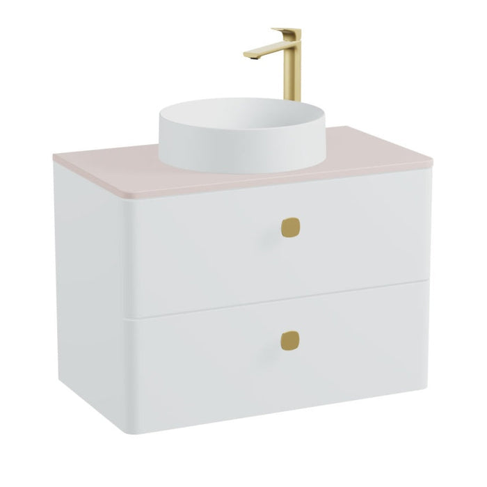 Vado Cameo 2 Drawer Wall Hung Vanity Unit With Worktop