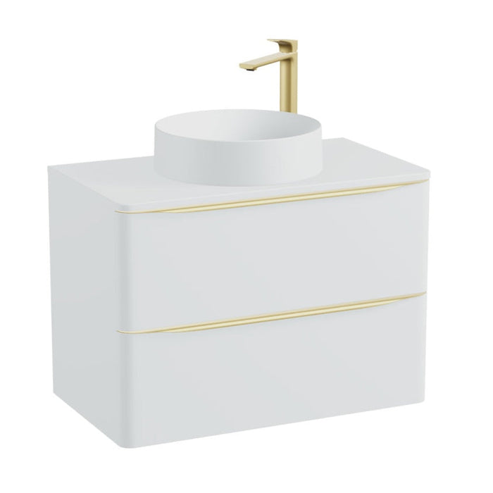 Vado Cameo 2 Drawer Wall Hung Vanity Unit With Worktop