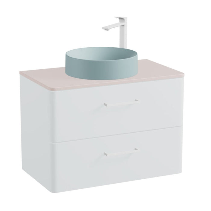 Vado Cameo 2 Drawer Wall Hung Vanity Unit With Worktop