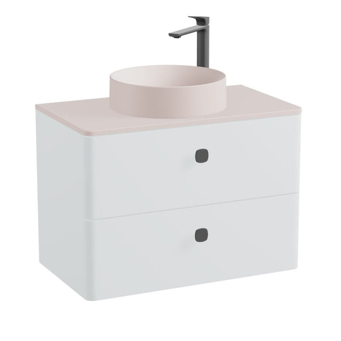 Vado Cameo 2 Drawer Wall Hung Vanity Unit With Worktop