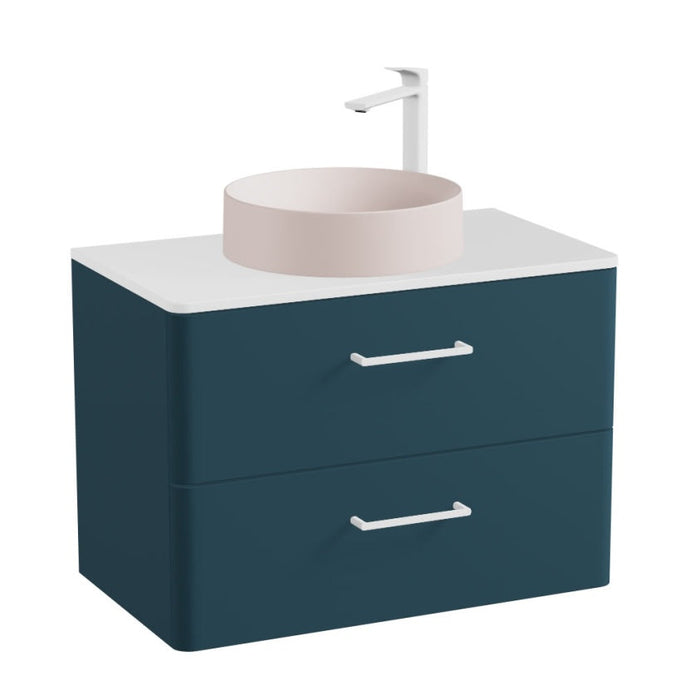 Vado Cameo 2 Drawer Wall Hung Vanity Unit With Worktop
