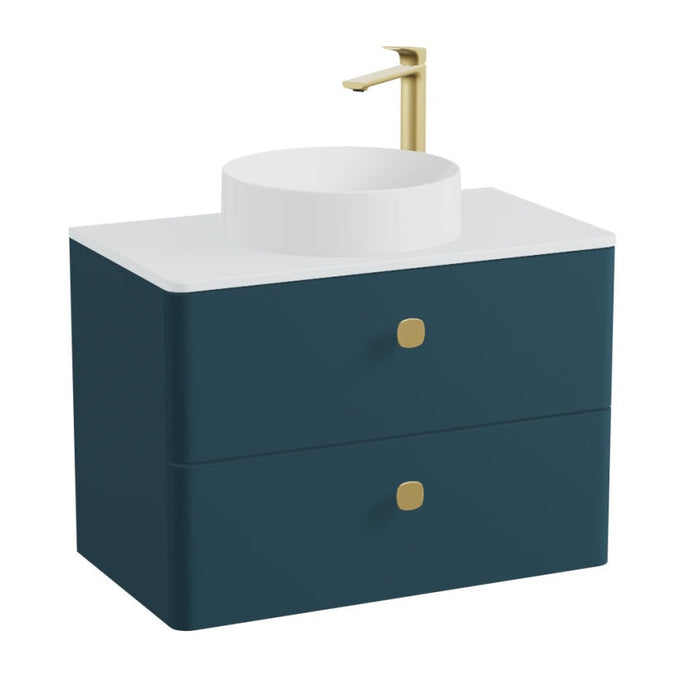 Vado Cameo 2 Drawer Wall Hung Vanity Unit With Worktop