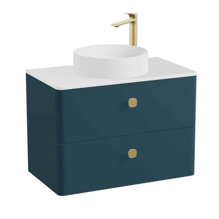 Vado Cameo 2 Drawer Wall Hung Vanity Unit With Worktop