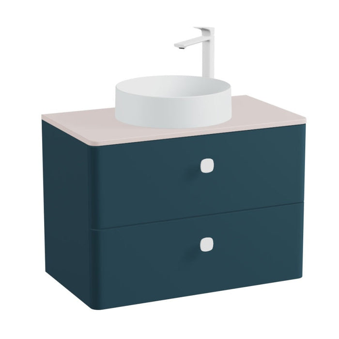Vado Cameo 2 Drawer Wall Hung Vanity Unit With Worktop