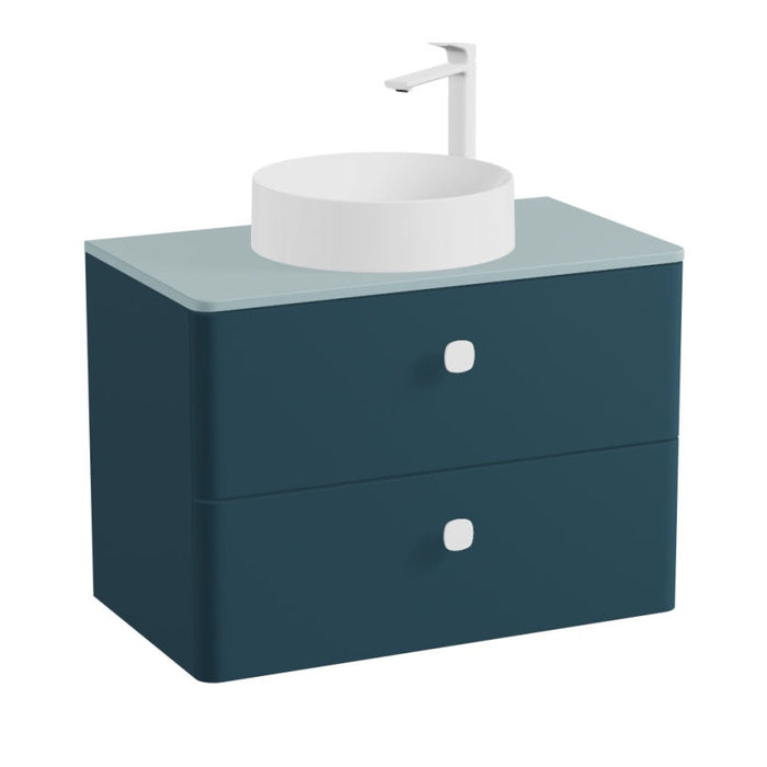 Vado Cameo 2 Drawer Wall Hung Vanity Unit With Worktop