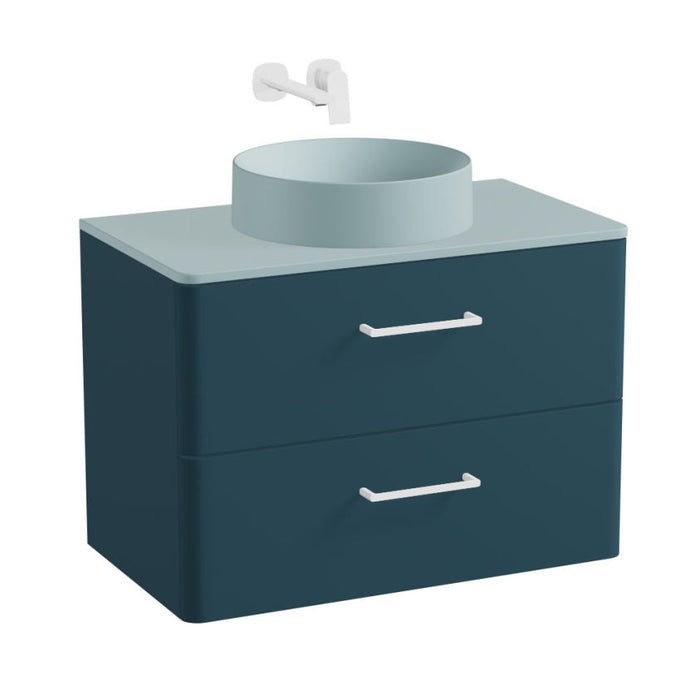 Vado Cameo 2 Drawer Wall Hung Vanity Unit With Worktop