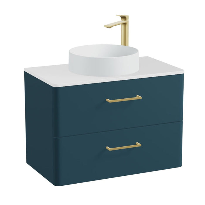 Vado Cameo 2 Drawer Wall Hung Vanity Unit With Worktop