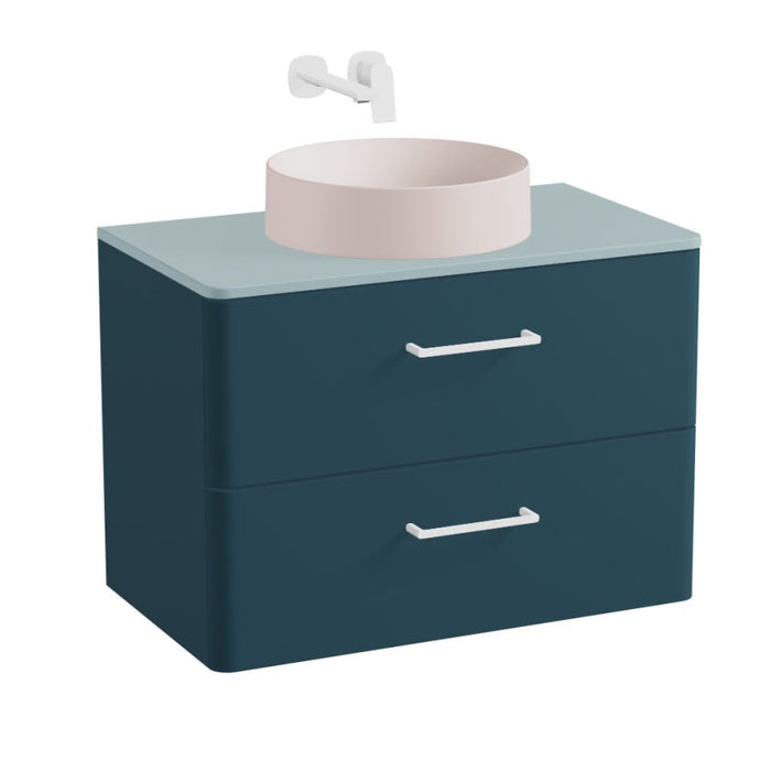 Vado Cameo 2 Drawer Wall Hung Vanity Unit With Worktop