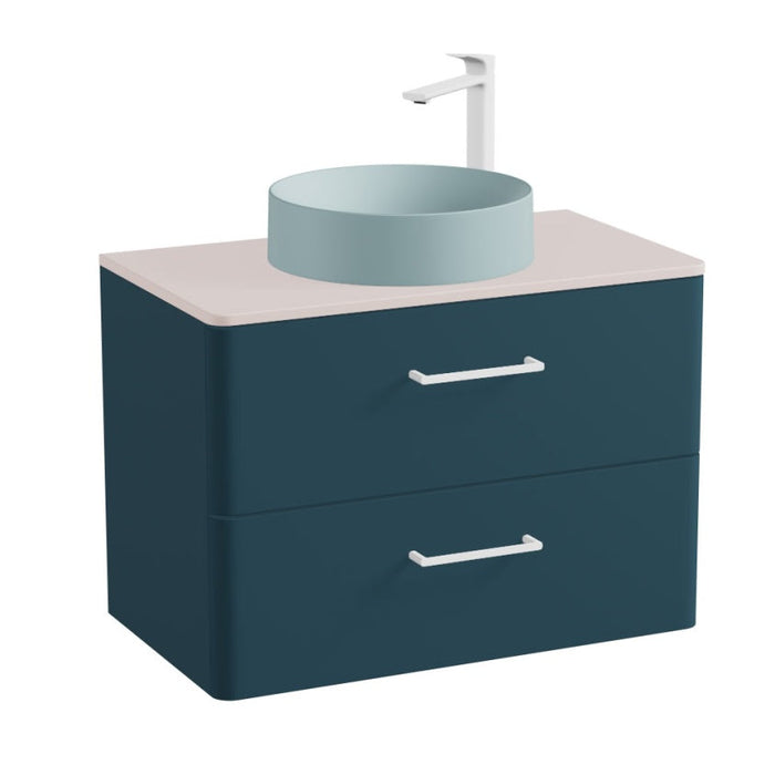 Vado Cameo 2 Drawer Wall Hung Vanity Unit With Worktop