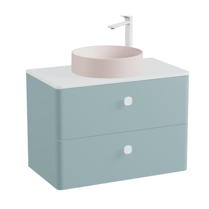 Vado Cameo 2 Drawer Wall Hung Vanity Unit With Worktop