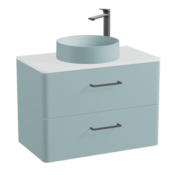 Vado Cameo 2 Drawer Wall Hung Vanity Unit With Worktop