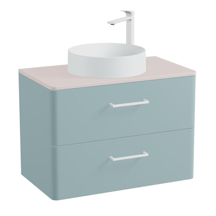 Vado Cameo 2 Drawer Wall Hung Vanity Unit With Worktop