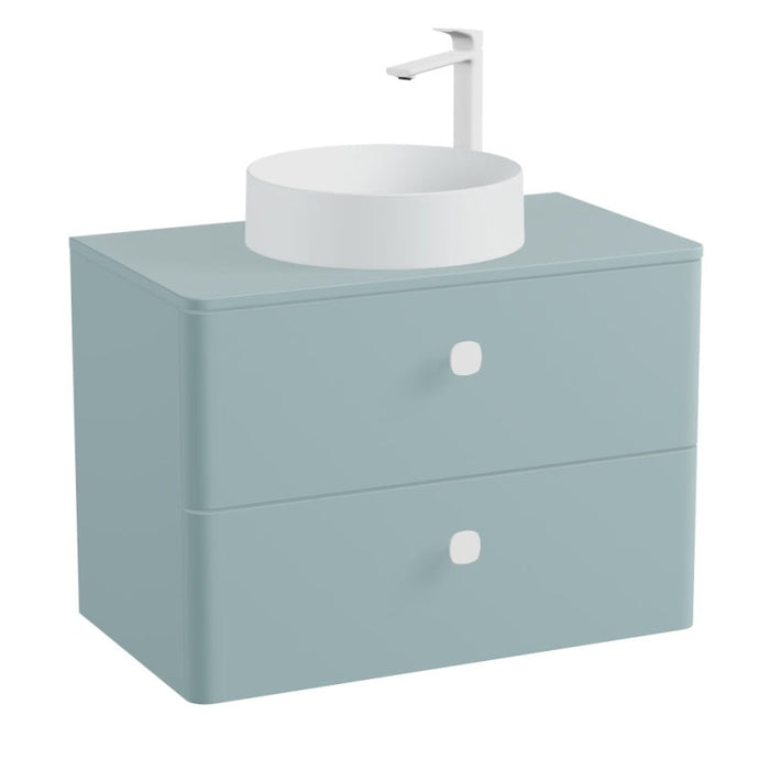 Vado Cameo 2 Drawer Wall Hung Vanity Unit With Worktop