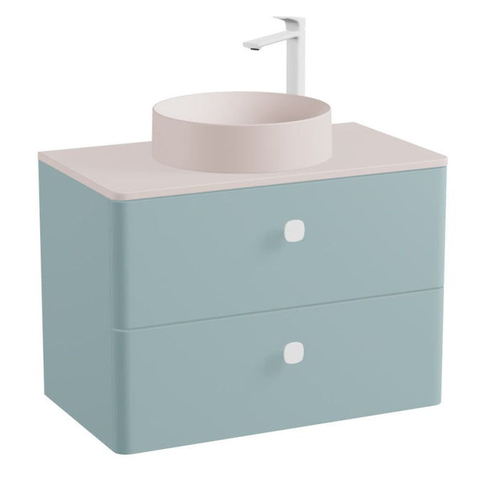 Vado Cameo 2 Drawer Wall Hung Vanity Unit With Worktop