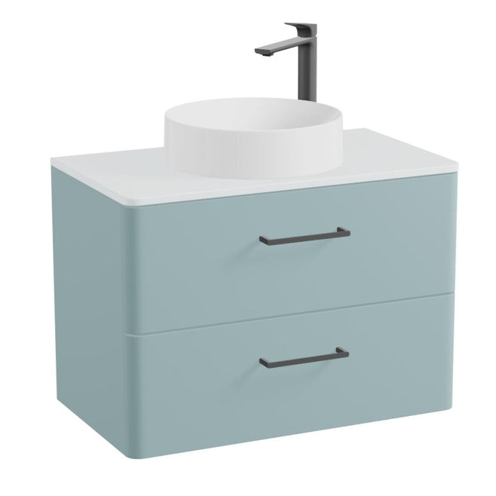 Vado Cameo 2 Drawer Wall Hung Vanity Unit With Worktop