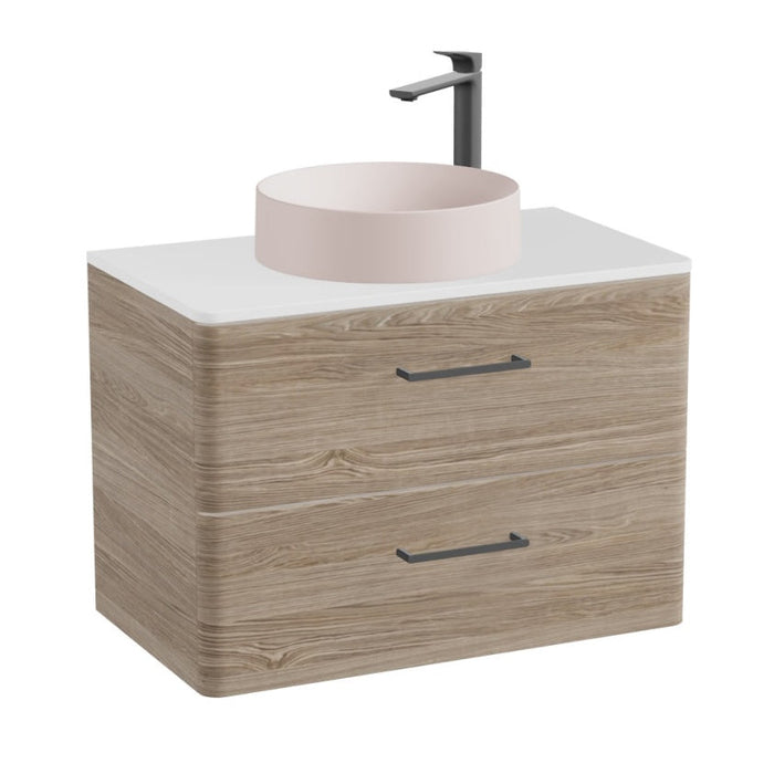 Vado Cameo 2 Drawer Wall Hung Vanity Unit With Worktop