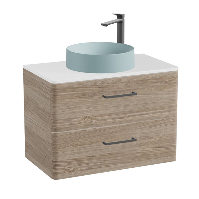 Vado Cameo 2 Drawer Wall Hung Vanity Unit With Worktop