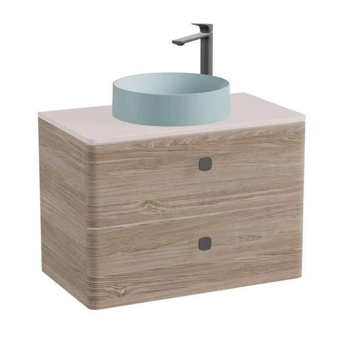 Vado Cameo 2 Drawer Wall Hung Vanity Unit With Worktop