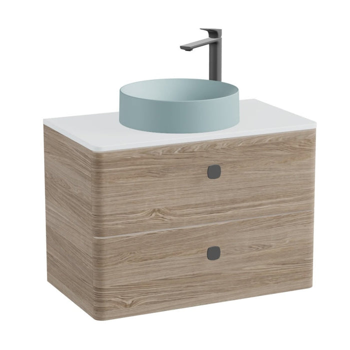 Vado Cameo 2 Drawer Wall Hung Vanity Unit With Worktop