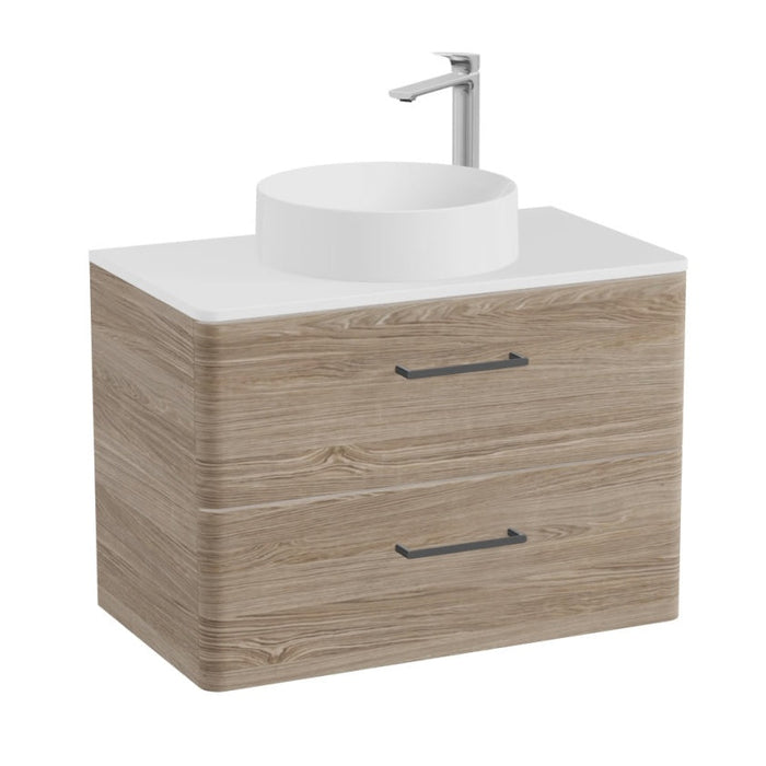 Vado Cameo 2 Drawer Wall Hung Vanity Unit With Worktop