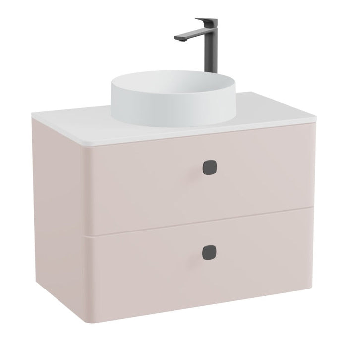 Vado Cameo 2 Drawer Wall Hung Vanity Unit With Worktop