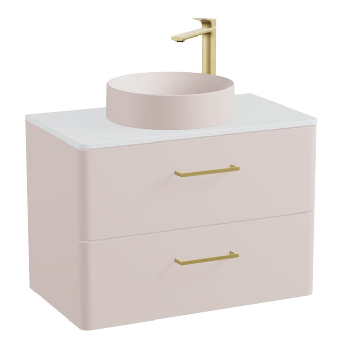 Vado Cameo 2 Drawer Wall Hung Vanity Unit With Worktop