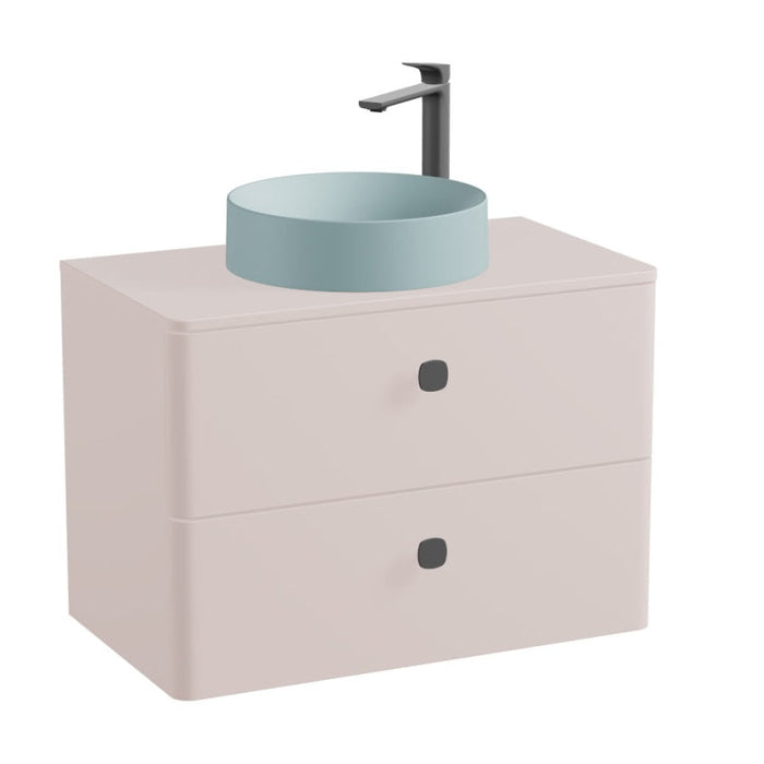 Vado Cameo 2 Drawer Wall Hung Vanity Unit With Worktop