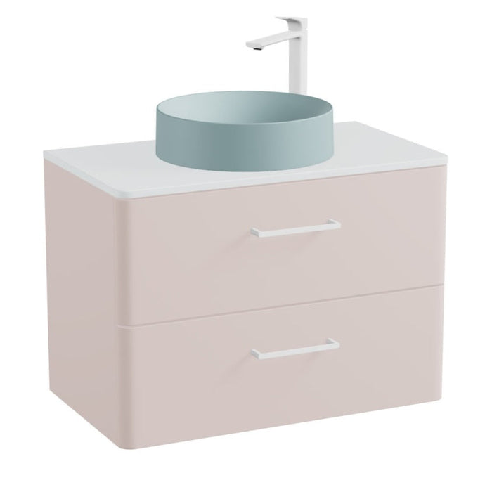 Vado Cameo 2 Drawer Wall Hung Vanity Unit With Worktop