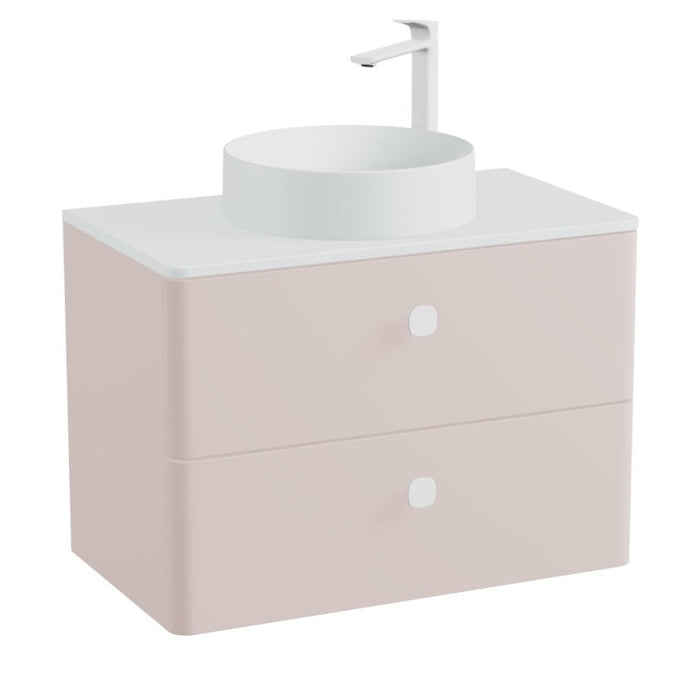 Vado Cameo 2 Drawer Wall Hung Vanity Unit With Worktop
