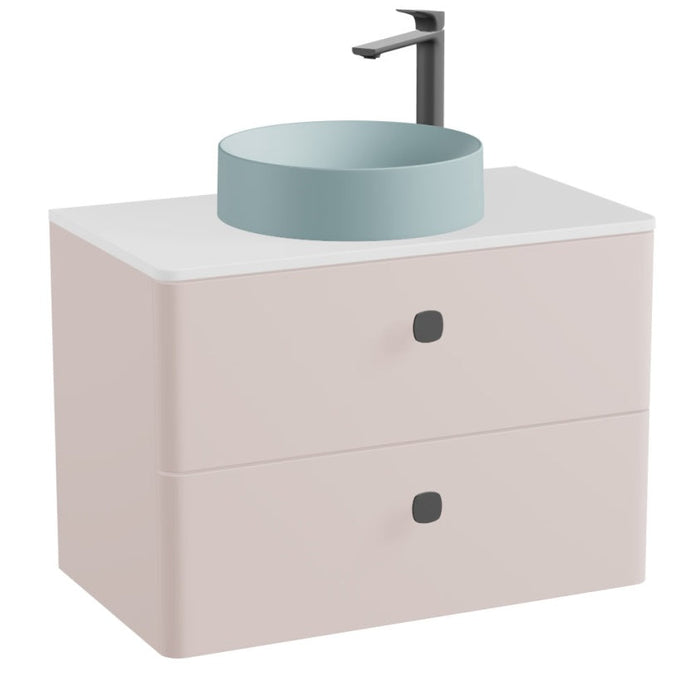 Vado Cameo 2 Drawer Wall Hung Vanity Unit With Worktop