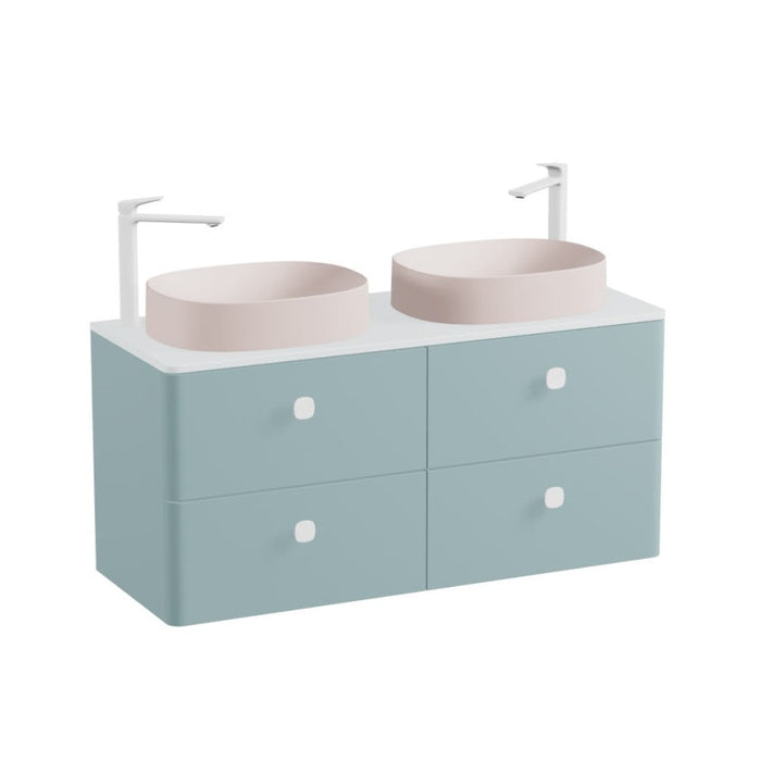Vado Cameo 4 Drawer Wall Hung Vanity Unit With Worktop