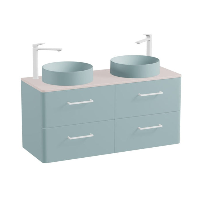 Vado Cameo 4 Drawer Wall Hung Vanity Unit With Worktop