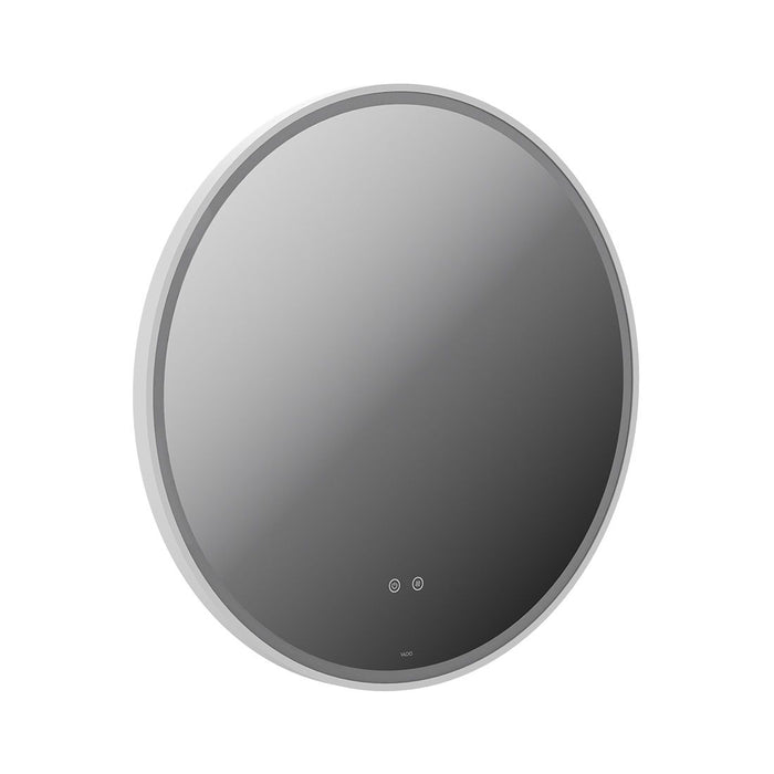 Vado Cameo Round Illuminated Mirror - Matt White / 800mm x