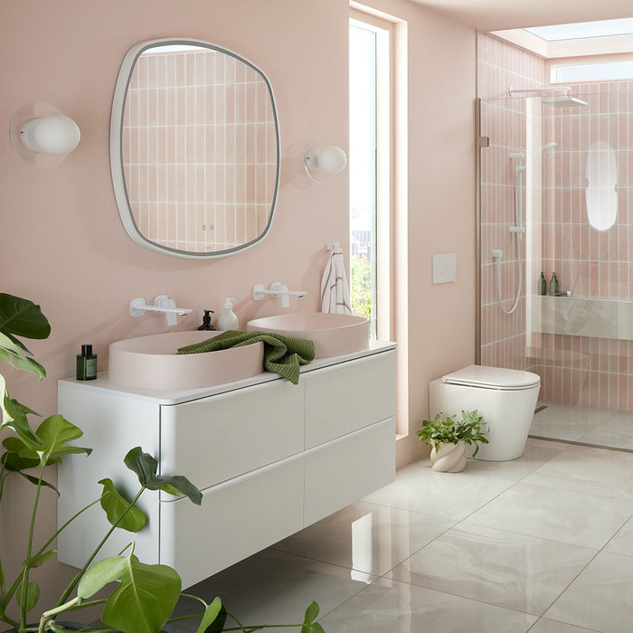 Vado Cameo Soft Square Illuminated Mirror - Illuminated