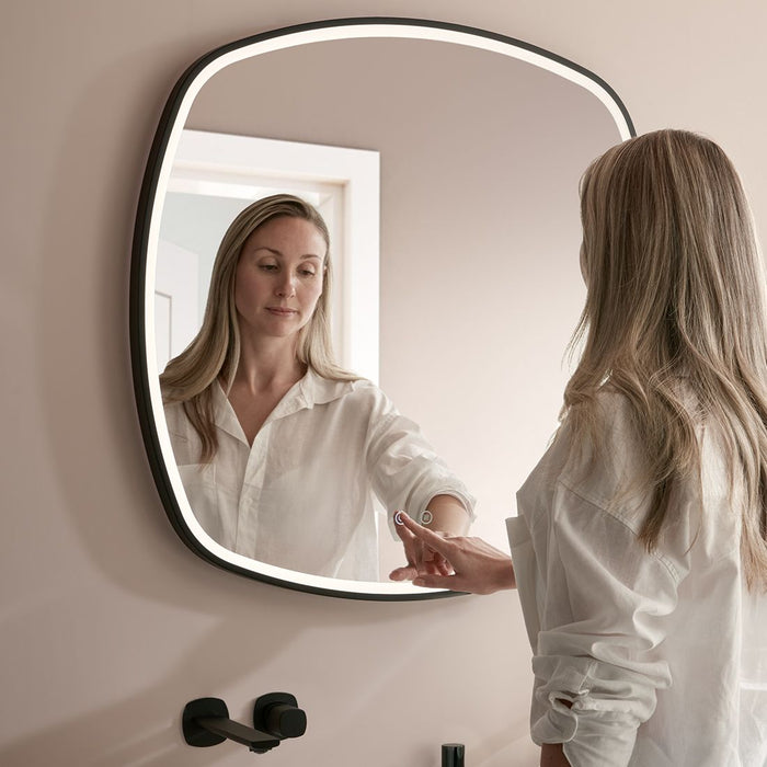 Vado Cameo Soft Square Illuminated Mirror - Illuminated