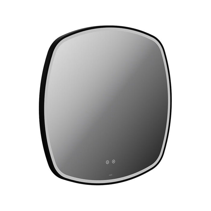 Vado Cameo Soft Square Illuminated Mirror - Matt Black