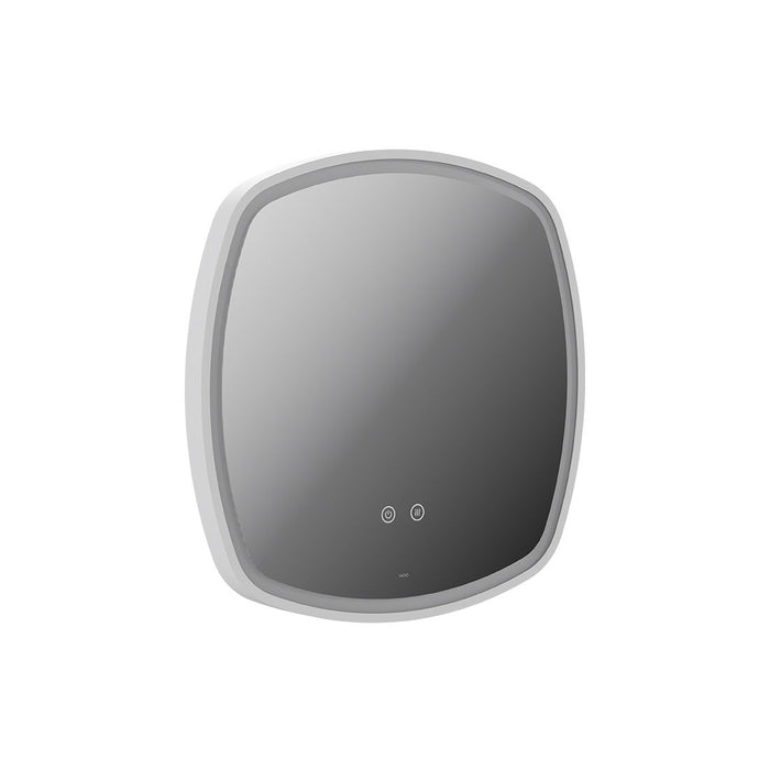 Vado Cameo Soft Square Illuminated Mirror - Matt White