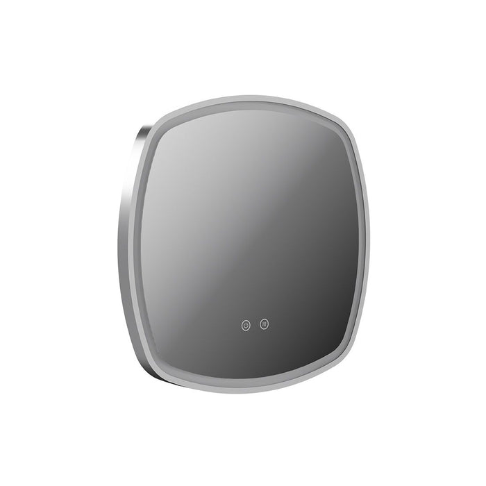 Vado Cameo Soft Square Illuminated Mirror - Satin Chrome