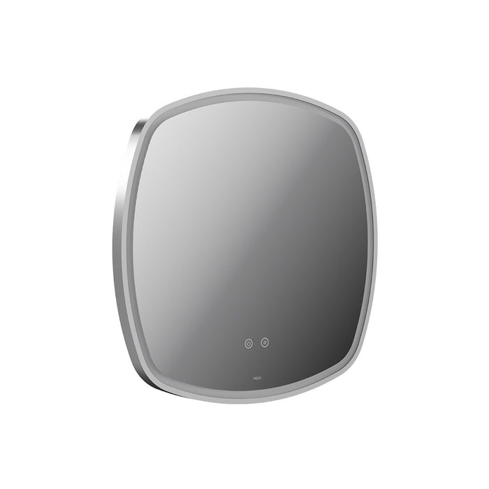 Vado Cameo Soft Square Illuminated Mirror - Satin Chrome