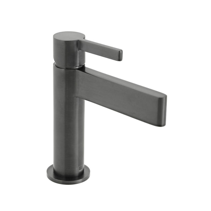 Vado Edit Deck Mounted Mono Basin Mixer Tap - Brushed Black
