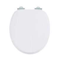 Burlington Traditional Soft Close Toilet Seat, White