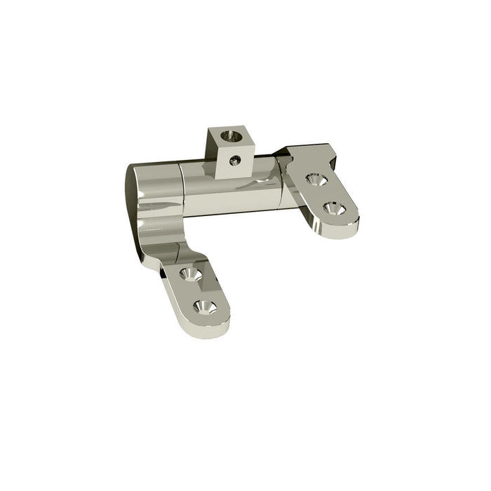 Burlington Riviera Toilet Seat Hinges - Nickel