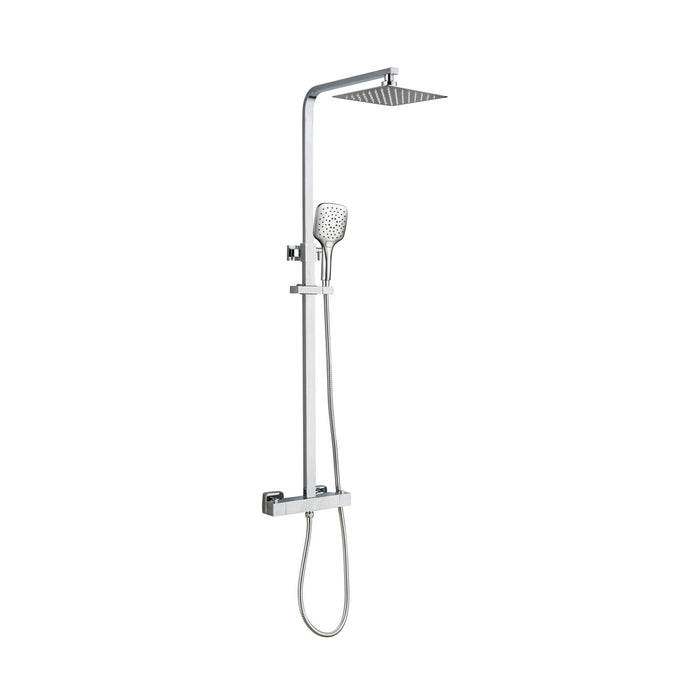 Tailored Square Shower Set & Basin Mixer Tap Package